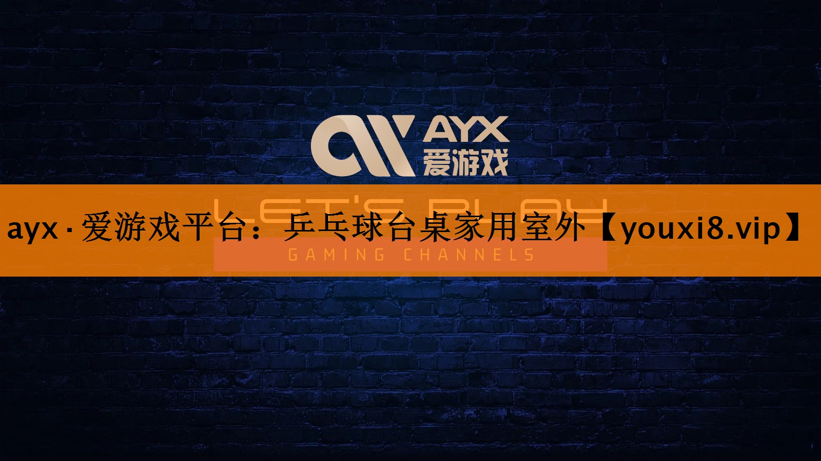 ayx·爱游戏平台：乒乓球台桌家用室外