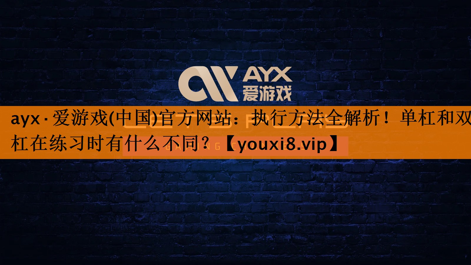 执行方法全解析!单杠和双杠在练习时有什么不同? 执行方法全解析!单杠和双杠在练习时有什么不同?